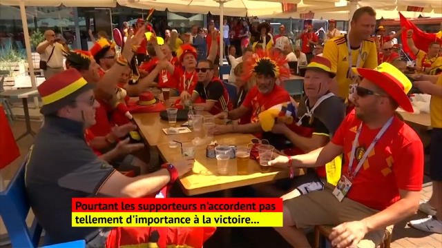 Le coin des supporters - Les Anglais et les Belges en mode relax