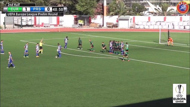 1-1 Meriton Korenica Goal UEFA Europa League Preliminary Round - 28.06.2018 Europa FC 1-1 KF Prishtina