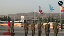 Margarita Robles visita la base militar española en el Líbano