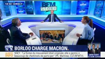Borloo charge Macron