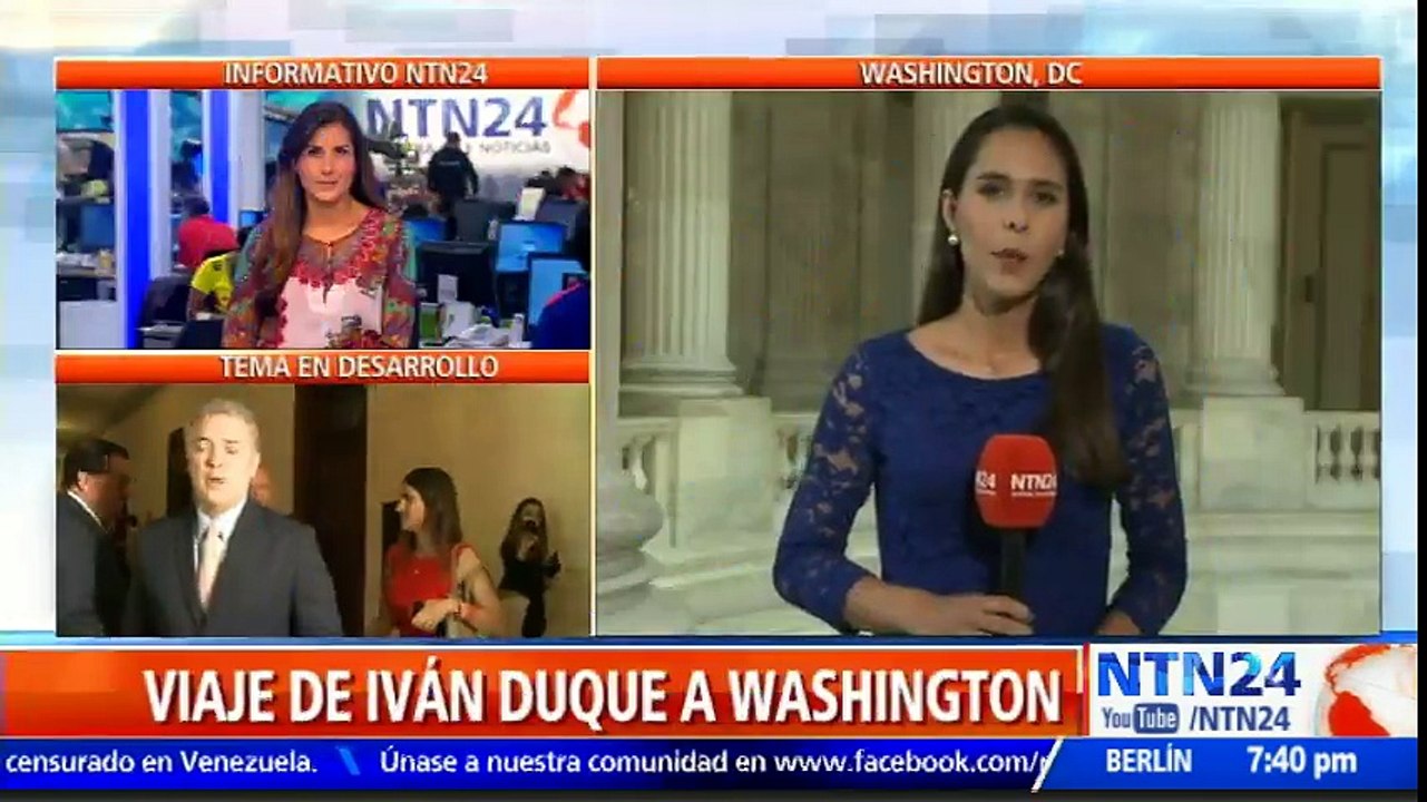 Presidente electo de Colombia se reunió con legisladores en Washington