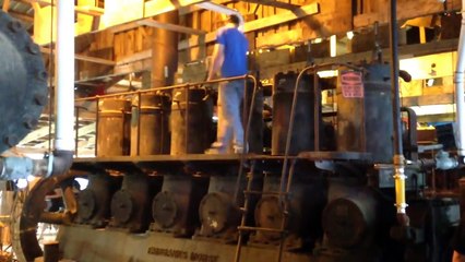 Fairbanks Morse 32D diesel start