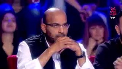 لما سمعها ماقدر يمسك اعصابو وصار يبكي... الفنان قصي خولي بموقف كتيرررر مؤثر.