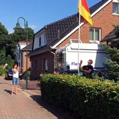 Défaite de l'Allemagne : drapeau en berne !! Humour de coupe du monde