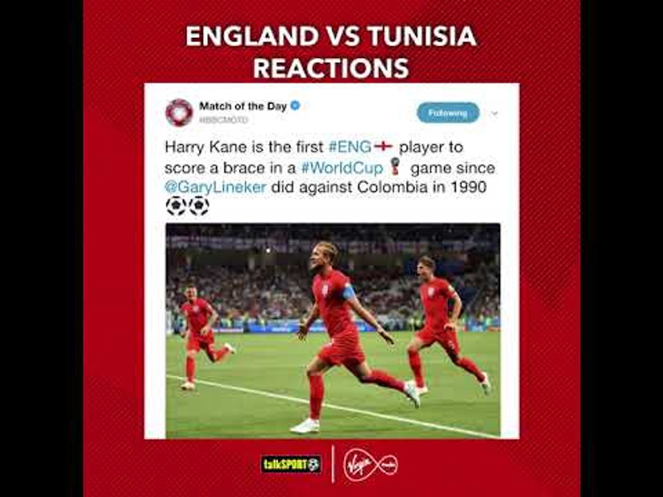 ‪Twitter reacted perfectly to #ENG’s #WorldCup win over #TUN ‬
