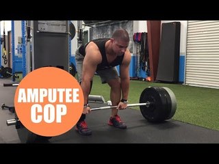 Police officer who lost his foot 24 hours before first shift returns to active duty