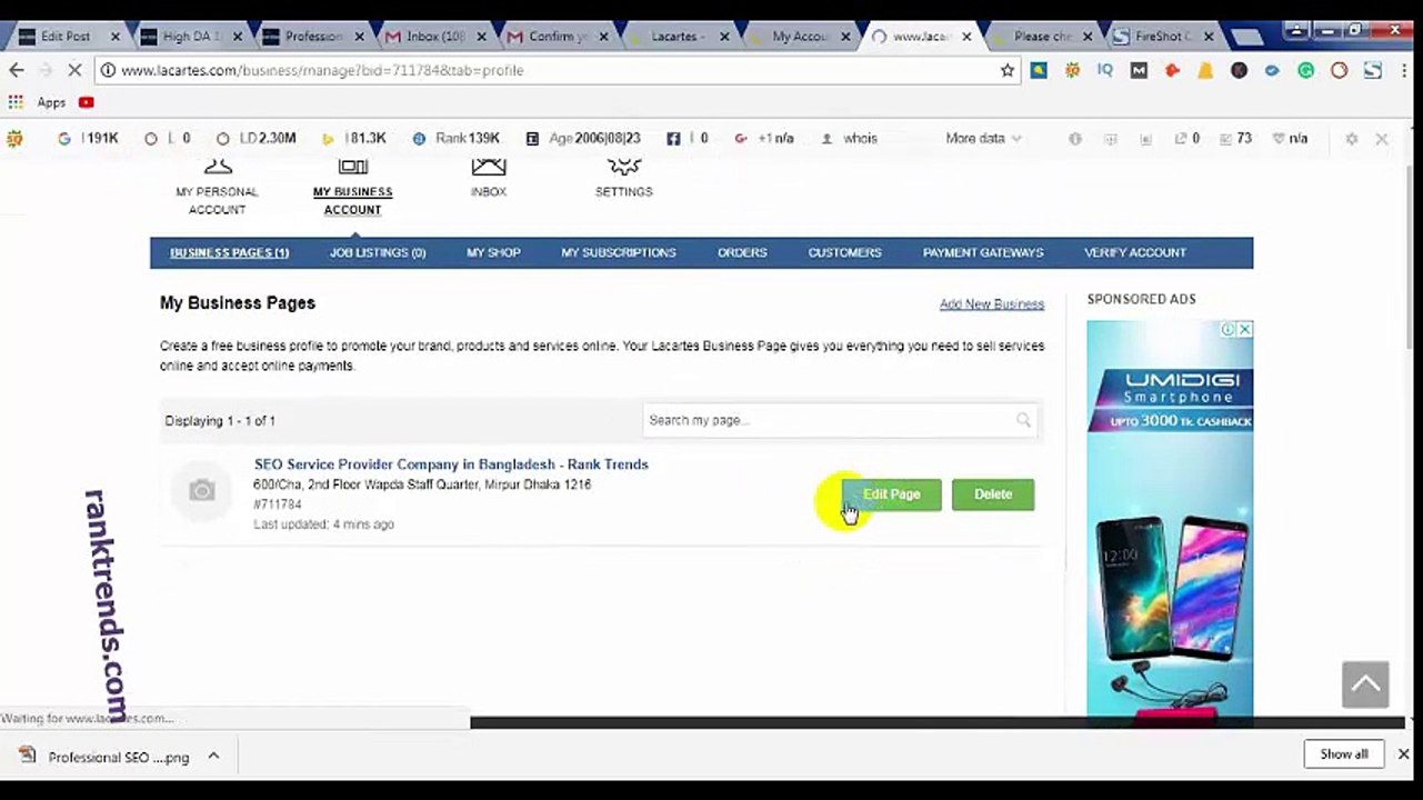Business Listing Local SEO Tutorial for Beginners at Directory Website
