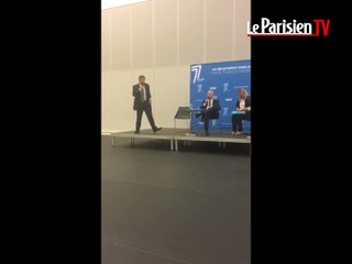 Download Video: Bussy-Saint-Georges : hué, le président du département de Seine-et-Marne quitte la réunion