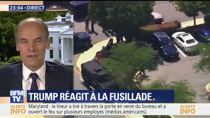 Donald Trump réagit à la fusillade du Maryland