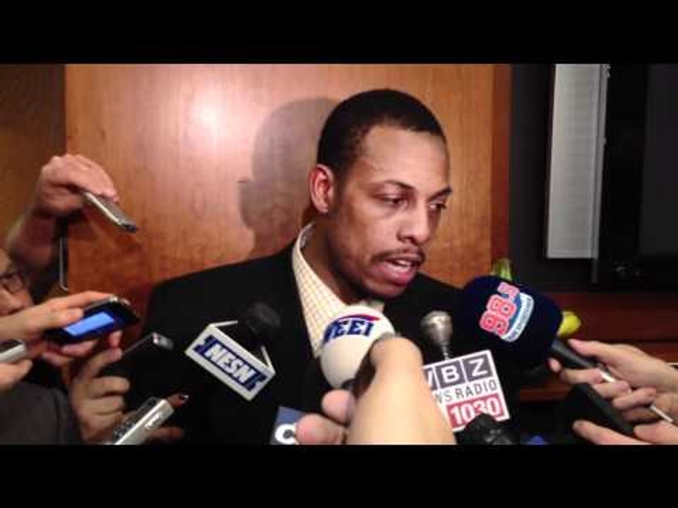 Paul Pierce Post Game vs. Lakers 2/9/12 -- CLNS Radio