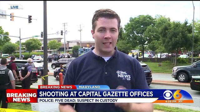 5 Dead, Several Injured After Shooting at Maryland Newspaper; 1 Person in Custody