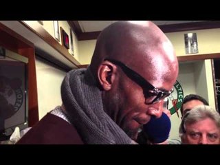 Kevin Garnett Jokes With Reporters After Beating 76ers | CLNSRadio.com