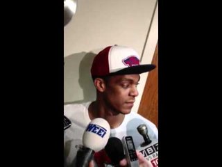 Rajon Rondo post game Atlanta hawks April 11