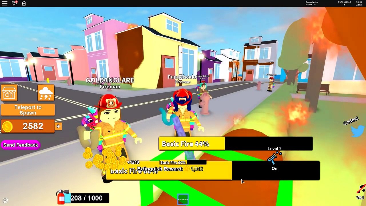 15 Crazy Person Lights Town On Fire Roblox Fire Fighter Simulator Video Dailymotion - roblox firefighter simulator codes