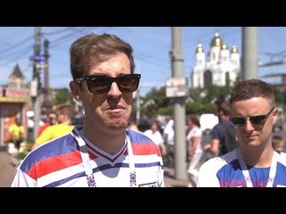 England & Belgium Fans Arrive In Kaliningrad For World Cup Game - Russia 2018 World Cup