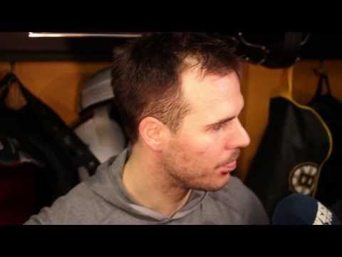 Boston Bruins star David Krejci on game winning goal against Carolina Hurricanes