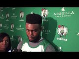 Jaylen Brown on his first week of Boston Celtics training camp