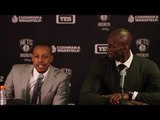 Paul Pierce & Kevin Garnett Full Post Game Press Conference After Facing the Boston Celtics