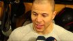 Jarome Iginla on his 2 assists in Boston Bruins' 4-1 victory over Detroit Red Wings
