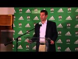 Brad Stevens on New Boston Celtics Draft Picks Marcus Smart and James Young Part 1