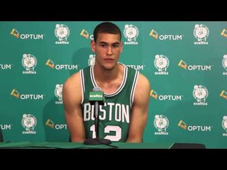 Dwight Powell - Boston Celtics Media Day 2014 Full Press Conference