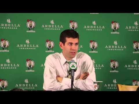 Brad Stevens on Kevin Garnett's possible last game in Boston as Celtics lose to Brooklyn Nets