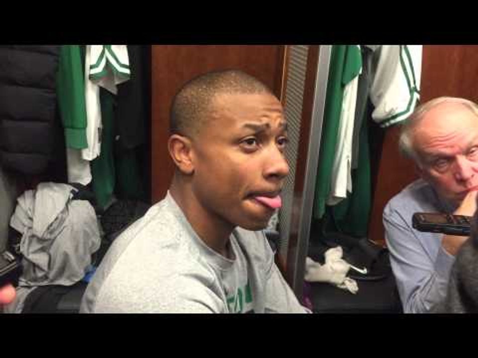 Celtics' Isaiah Thomas on his Ejection & Boston Weather
