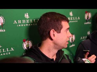 Brad Stevens on Not Starting Jared Sullinger vs Heat & Not predicting Super Bowl