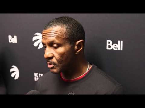 Toronto Raptors coach Dwayne Casey on matchup vs Boston Celtics