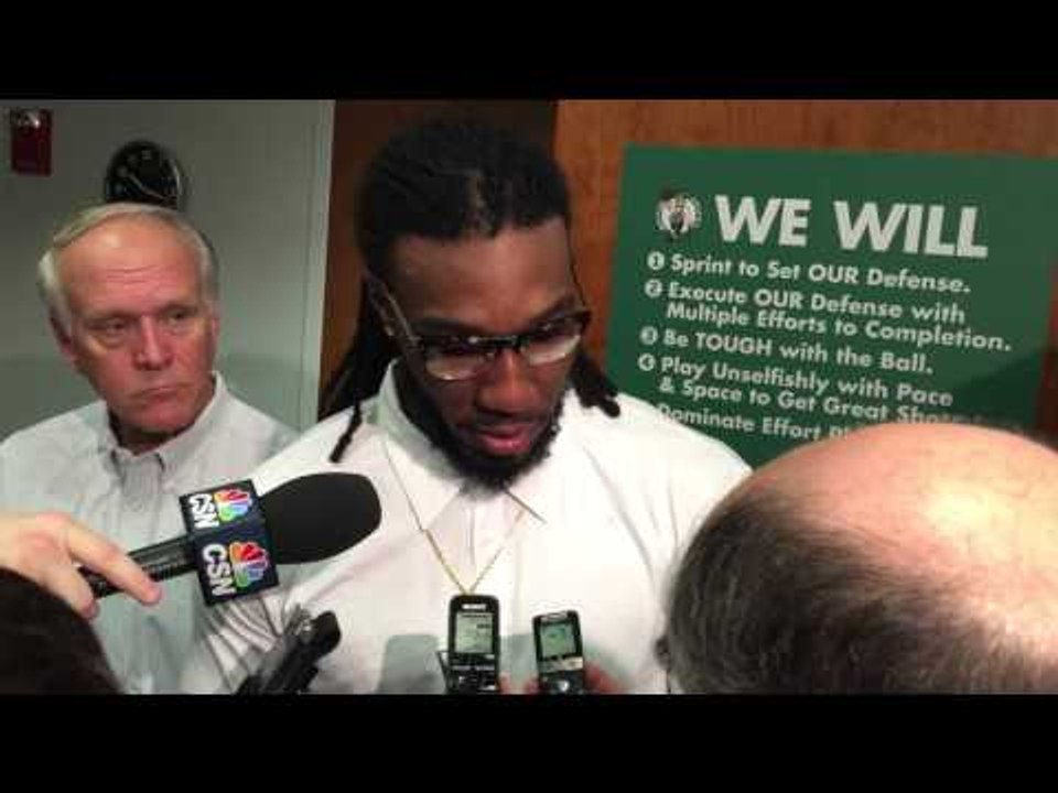 Jae Crowder on bone bruise on his left knee suffered in Boston Celtics win over Washington Wizards