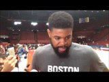 Amir Johnson  Milan Interview | Boston Celtics Preseason in Europe | 10-5-15