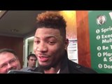 Marcus Smart on First Career Triple-Double in Boston Celtics 117-103 Win Over Phoenix Suns