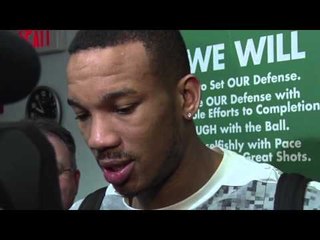 Avery Bradley on the Thunder's Ability to Make Tough Shots & Marcus Smart's Defense on Kevin Durant