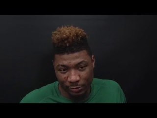 Marcus Smart on His Off-Day Shooting Routine & the Chemistry of the Celtics Second Unit