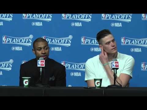 Isaiah Thomas & Jonas Jerebko on Jonas' High Energy Play & IT Scoring a Career-High 42 Points