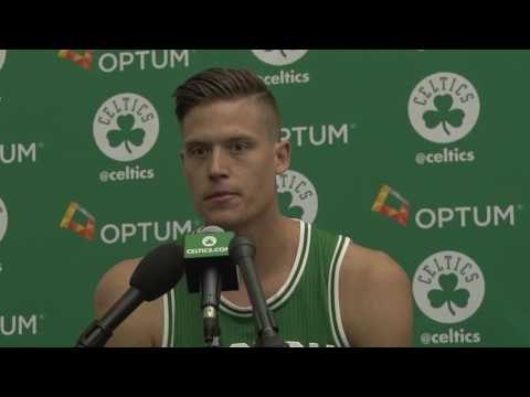 Jonas Jerebko - Boston Celtics Media Day Press Conference