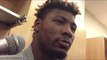 Marcus Smart shows his busted lip after Rose Elbow in #Celtics #NBAXmas win over #Knicks