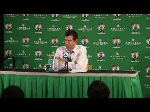 Brad Stevens on Isaiah Thomas' historic 52-point night for Boston #Celtics vs. Miami #Heat