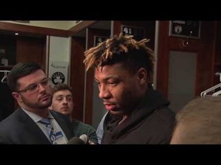 Marcus Smart on Jaylen Brown's Career Night