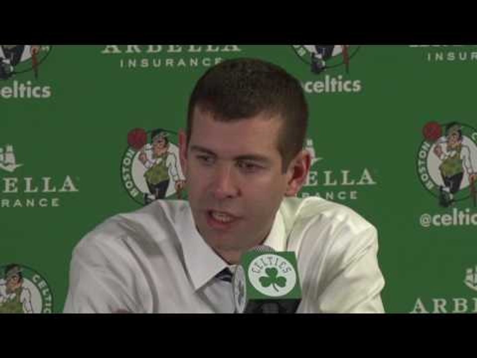 Brad Stevens on Isaiah Thomas' 24-Point 4th Quarter As Celtics Stop Pistons