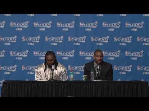 Al Horford & Jae Crowder on Playoff Rajon Rondo and Chicago Bulls Dominance in Game 2 Loss