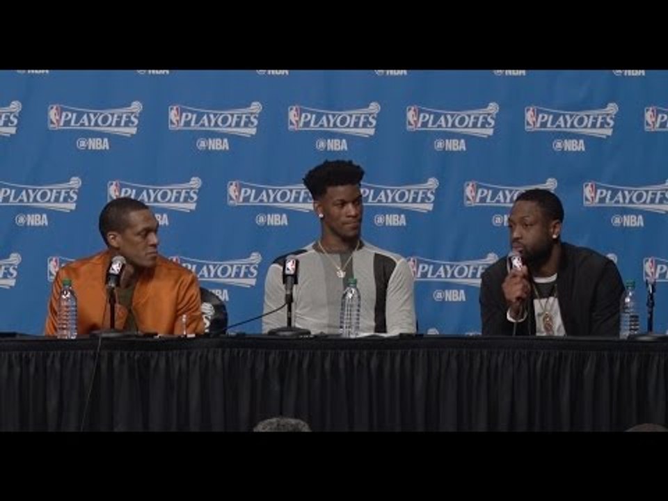 Rajon Rondo, Jimmy Butler & Dwayne Wade Chicago Bulls Winning Game 2 Over Boston Celtics