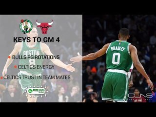 KEYS TO GM 4: BULLS PG Rotation, CELTICS Activity, Trust in Teammates  