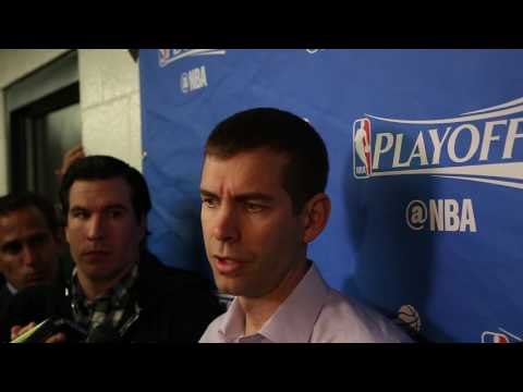 Brad Stevens on Isaiah Thomas' Emotions ahead of Game 4 of Celtics vs. Bulls