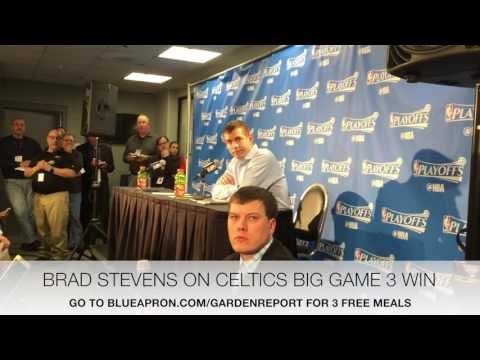 Brad Stevens on Boston Celtics Game 3 Win over Chicago Bulls, Isaiah Thomas Staying Strong