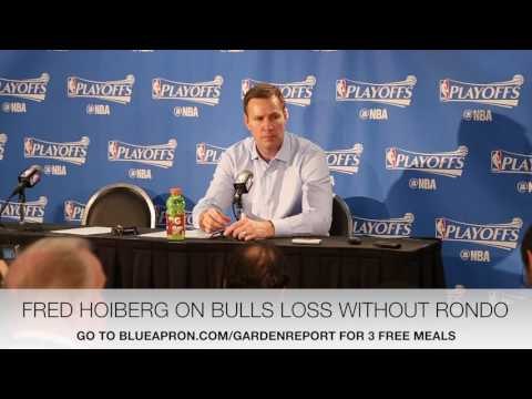 Fred Hoiberg on Chicago Bulls' Game 3 Loss to Boston Celtics Without Rajon Rondo