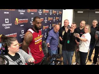 LeBron James on How to Recover From Game 3 Collapse by Cavs [shootaround ]