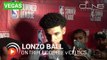 LONZO BALL on triple double in LAKERS loss to CELTICS
