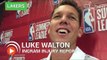 LAKERS' Coach Luke Walton on LONZO BALL + Ingram's injury