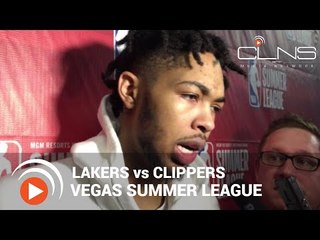 Brandon Ingram on suffering cramps late in Lakers OT loss to Clippers